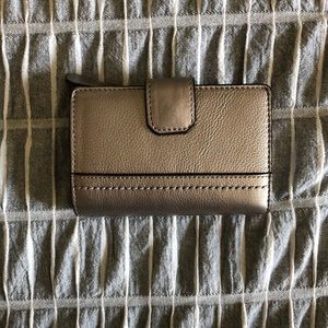 Coach metallic wallet